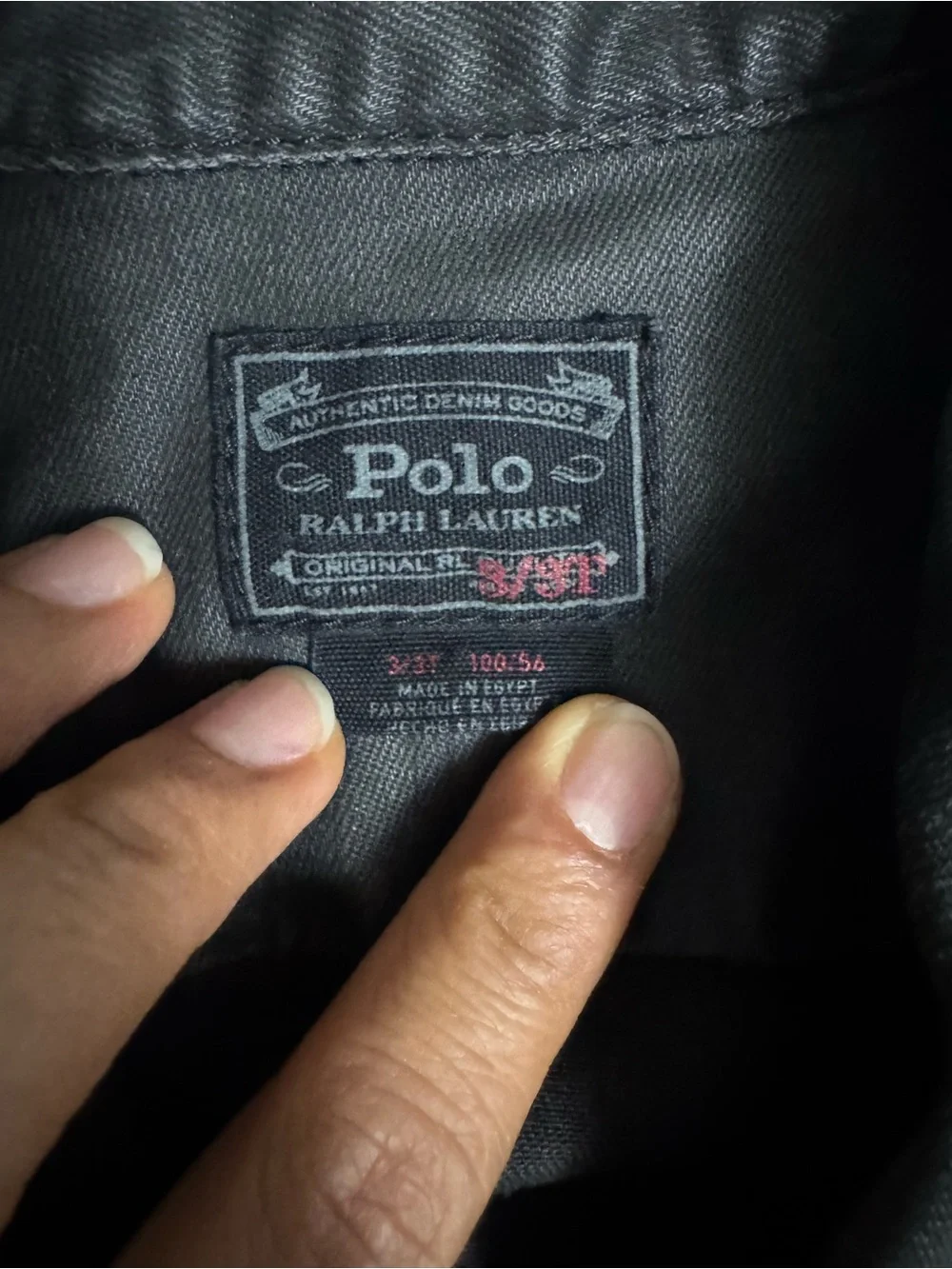 Ralph Lauren Black moto Jacket